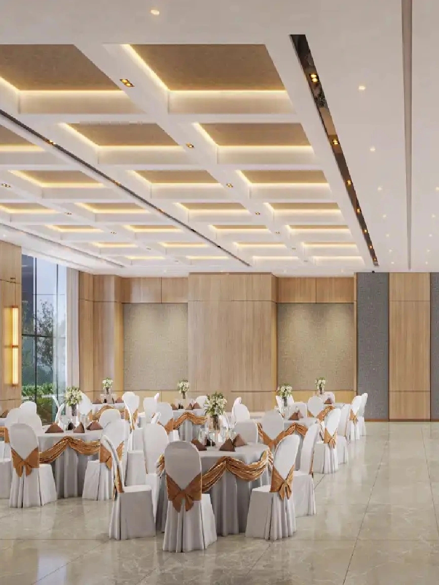 Clubhouse with multipurpose hall